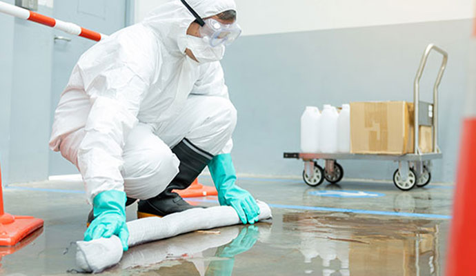 Professional blood cleanup service