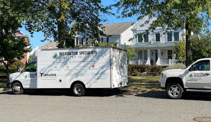 Restoration specialists service vehicles