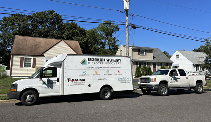 Restoration Specialists disaster recovery service vehicle