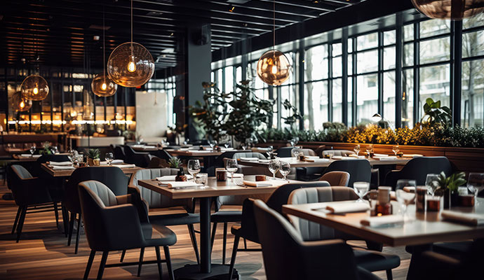 Restored content in restaurant