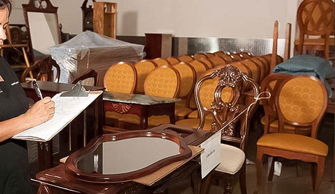 Content inventory listing after restoration service