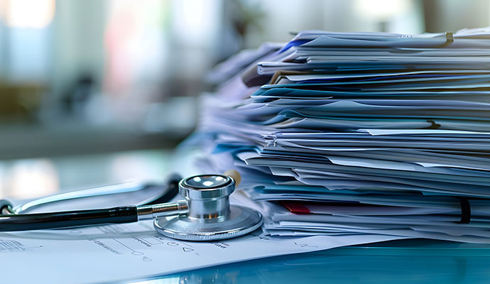 Restored healthcare documents