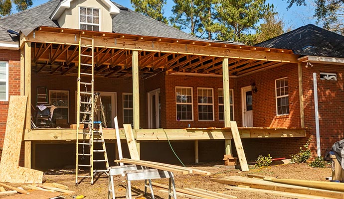 Reconstruction of a house