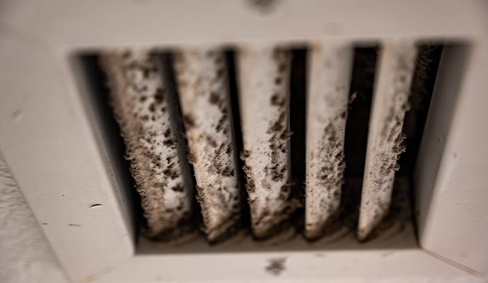 Dirty AC vent