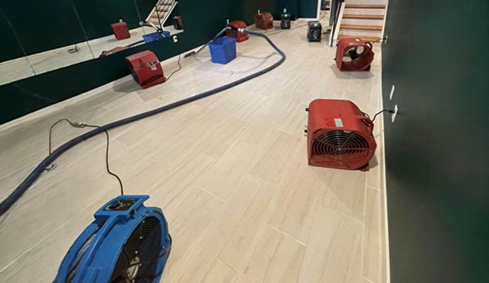 Water damage dry out equipment