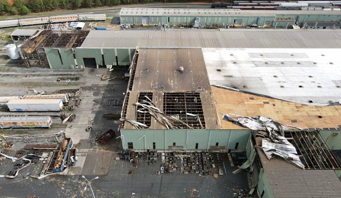 Roof restoration commercial properties