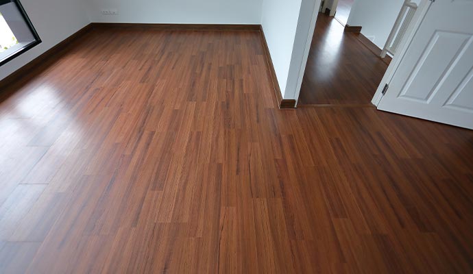 Clean wood floor