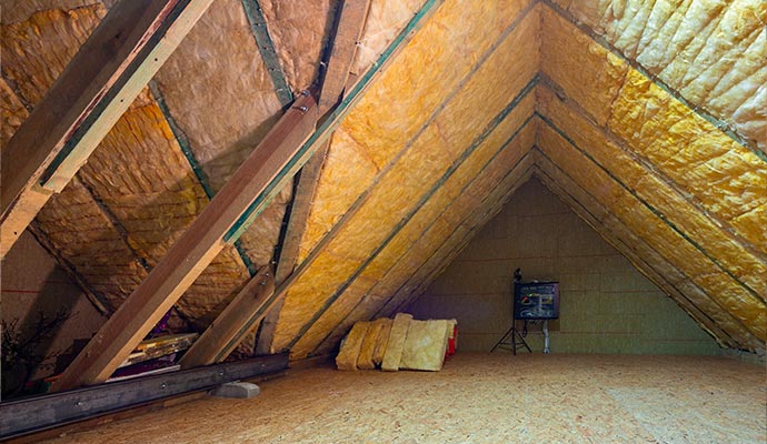 Insulated attic