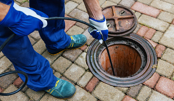 Sewage cleanup service