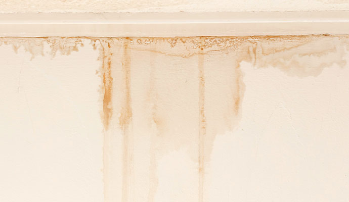 A stained wall