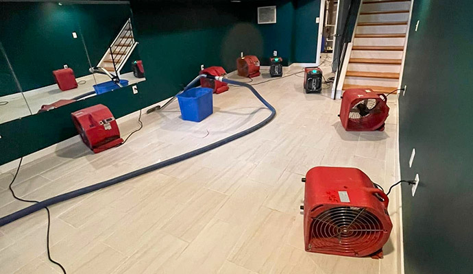 Water drying fans