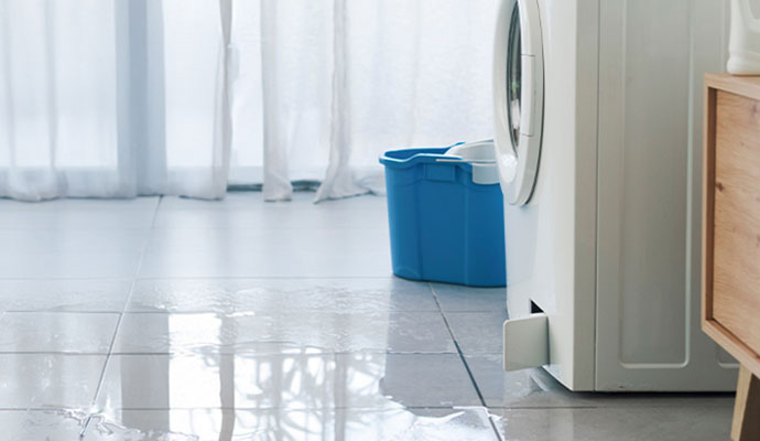 Water leaking from washing machine